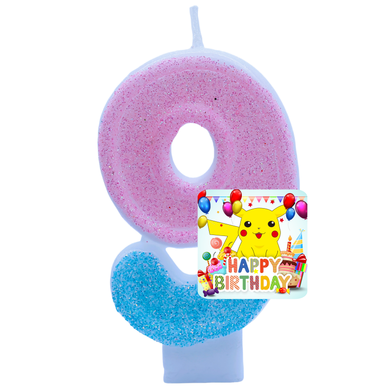 Zebra Candle Supplies - Pokemon Monster Pikachu Candles Themed Birthday