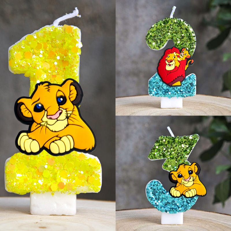 Lion King Simba Candle Number  - Zebra Candle Supplies 评论和价格