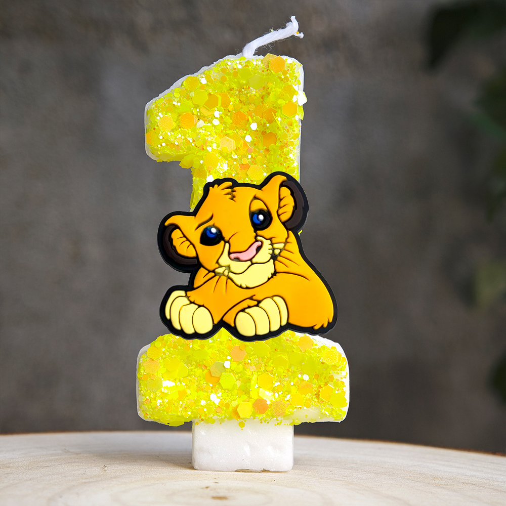 Lion King Simba Candle Number  - Zebra Candle Supplies 评论和价格