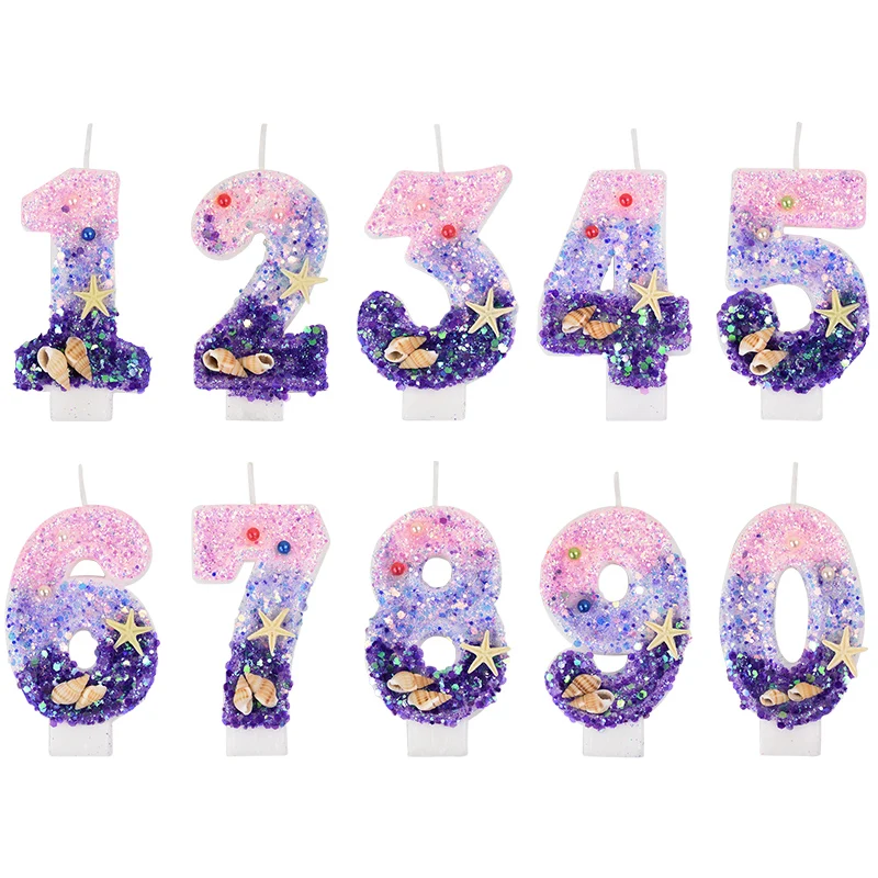 0-9 Number Gradient Candles Me - Zebra Candle Supplies 评论和价格
