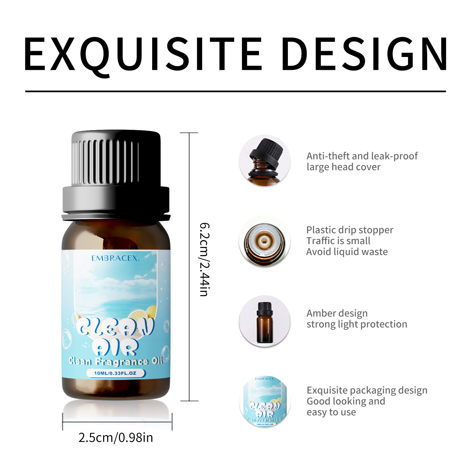 10ml Clean Air Essential Oil L - Fragrance Oil 10Ml 评论和价格