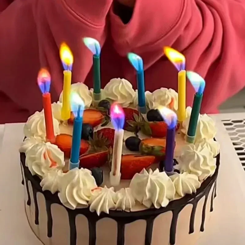 6pcs Colored Birthday Party Su - Zebra Candle Supplies 评论和价格
