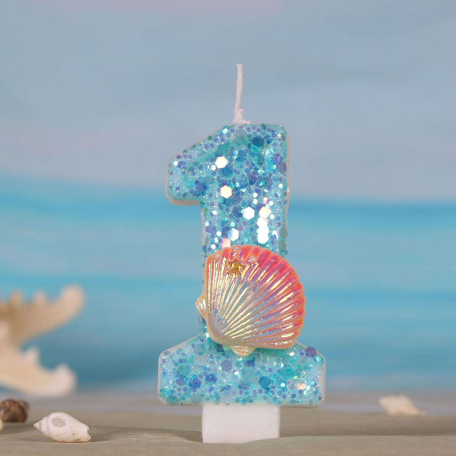 Ocean Mermaid Theme Cake Candl - Zebra Candle Supplies 评论和价格