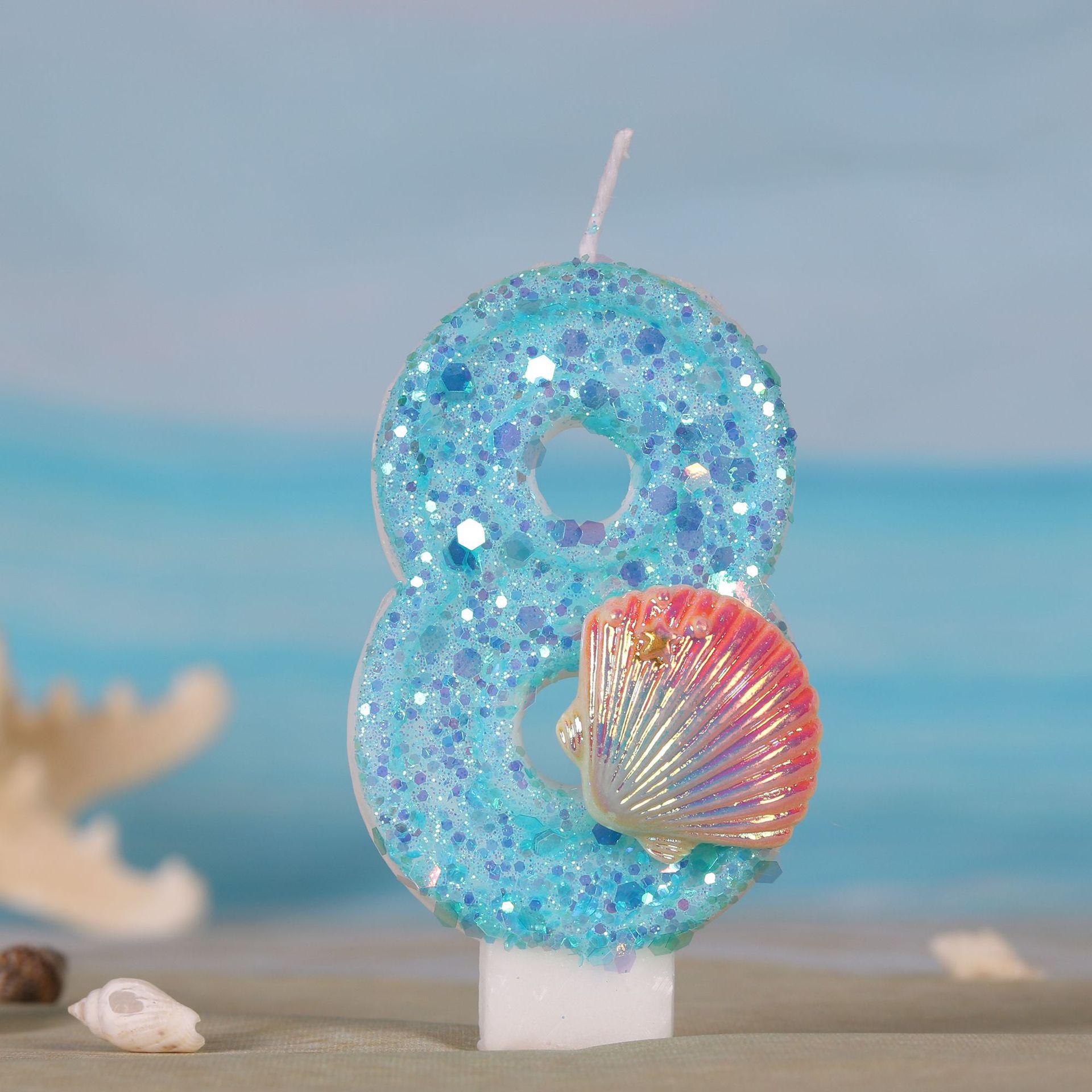 Ocean Mermaid Theme Cake Candl - Zebra Candle Supplies 评论和价格