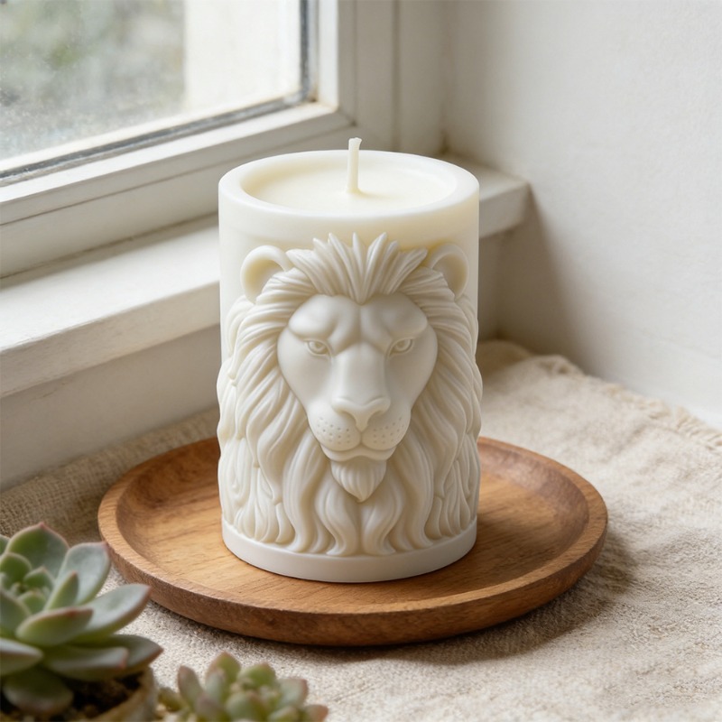 Animals Lion Candle Molds Sili - Luxury Candle Supplies Usa 评论和价格