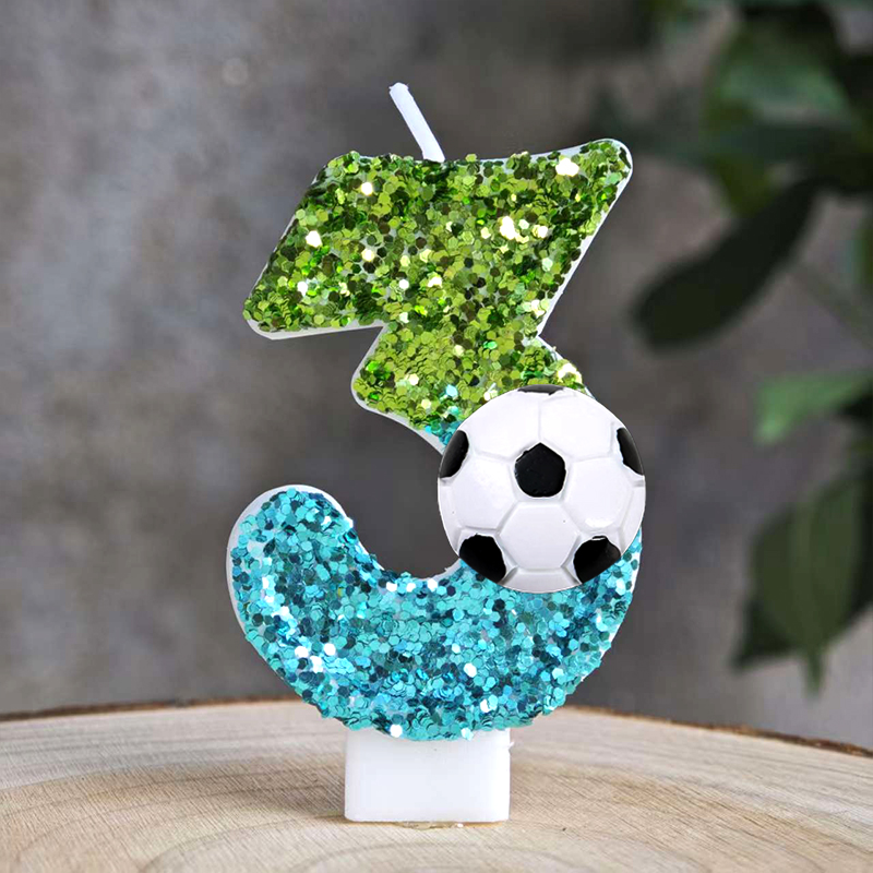 Football Candles Number 0-9 So - Zebra Candle Supplies 评论和价格